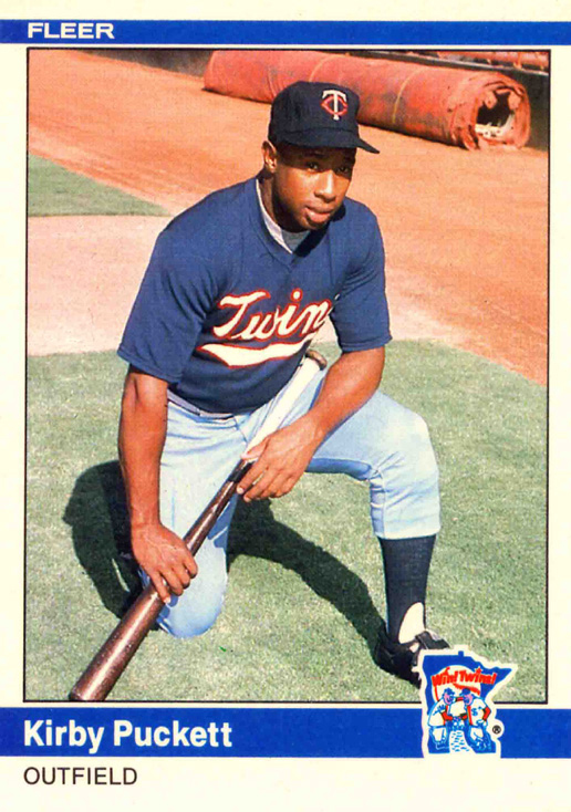 1984 Fleer Update Kirby Puckett Rookie Card - Front