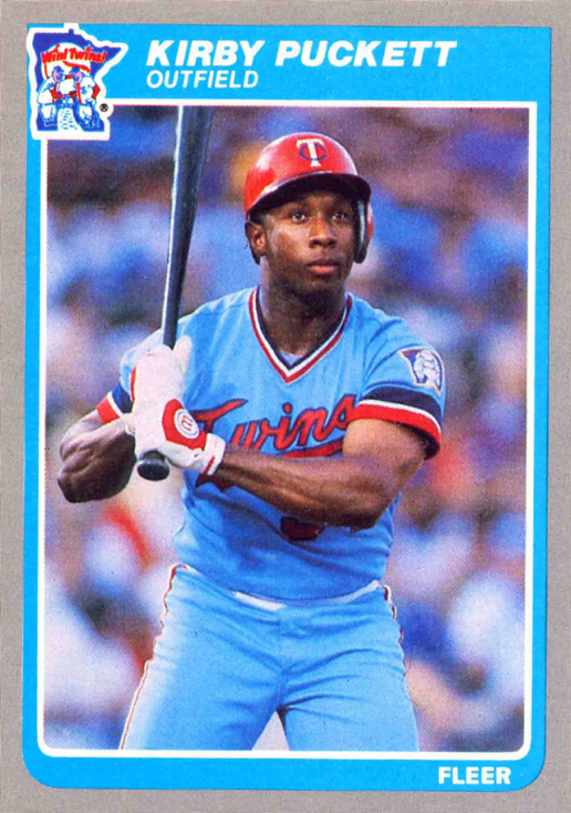 1985 Fleer Kirby Puckett Rookie Card - Front